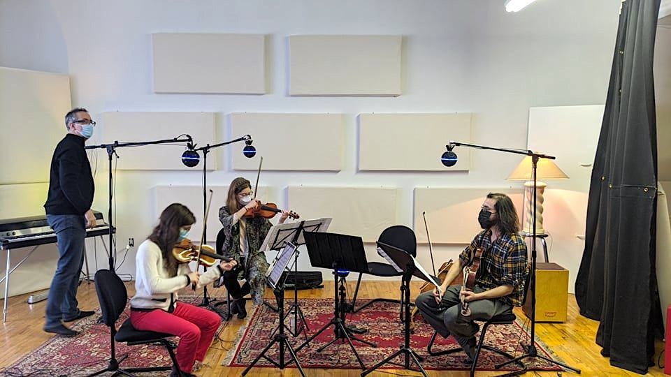Résidence technologique avec le quatuor Andara