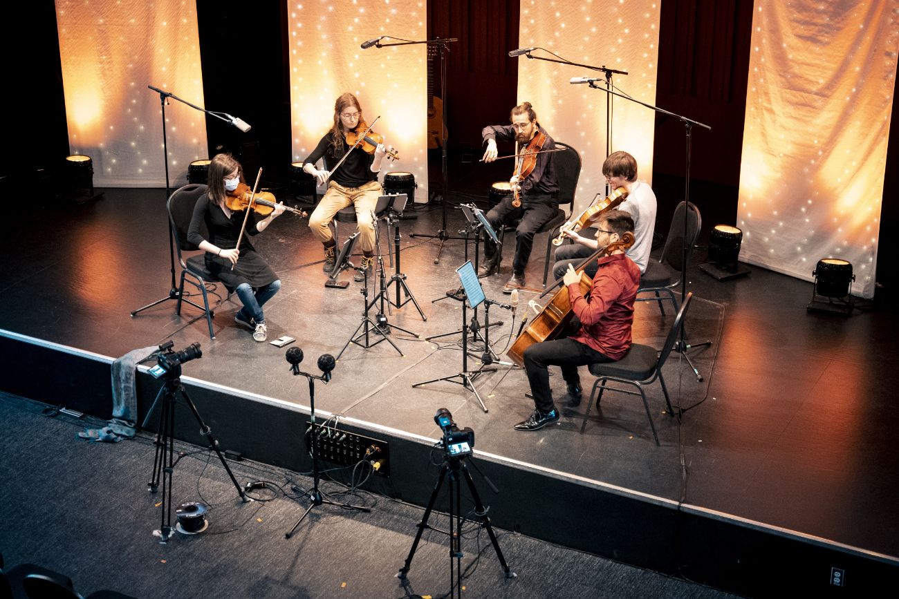 Enregistrement du concert du Quatuor Andara, 31 mai 2022